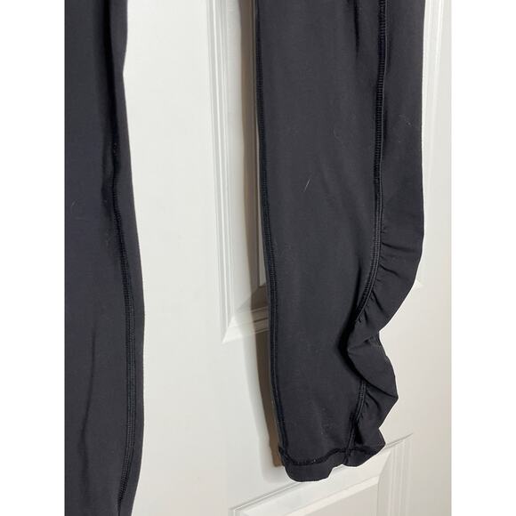 Lululemon Speed Tight Size 6 Brushed Interlock Black and Quilt Winter - Picture 7 of 12